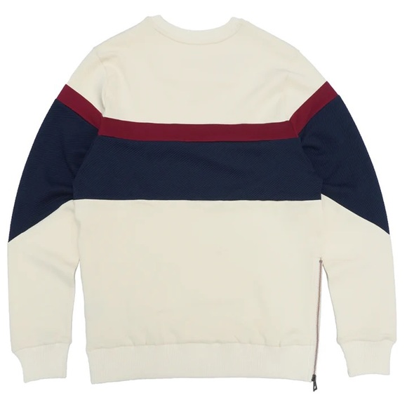 Makobi M4392 MAKOBI MONOGRAM SWEATER - NATURAL - Picture 2 of 2